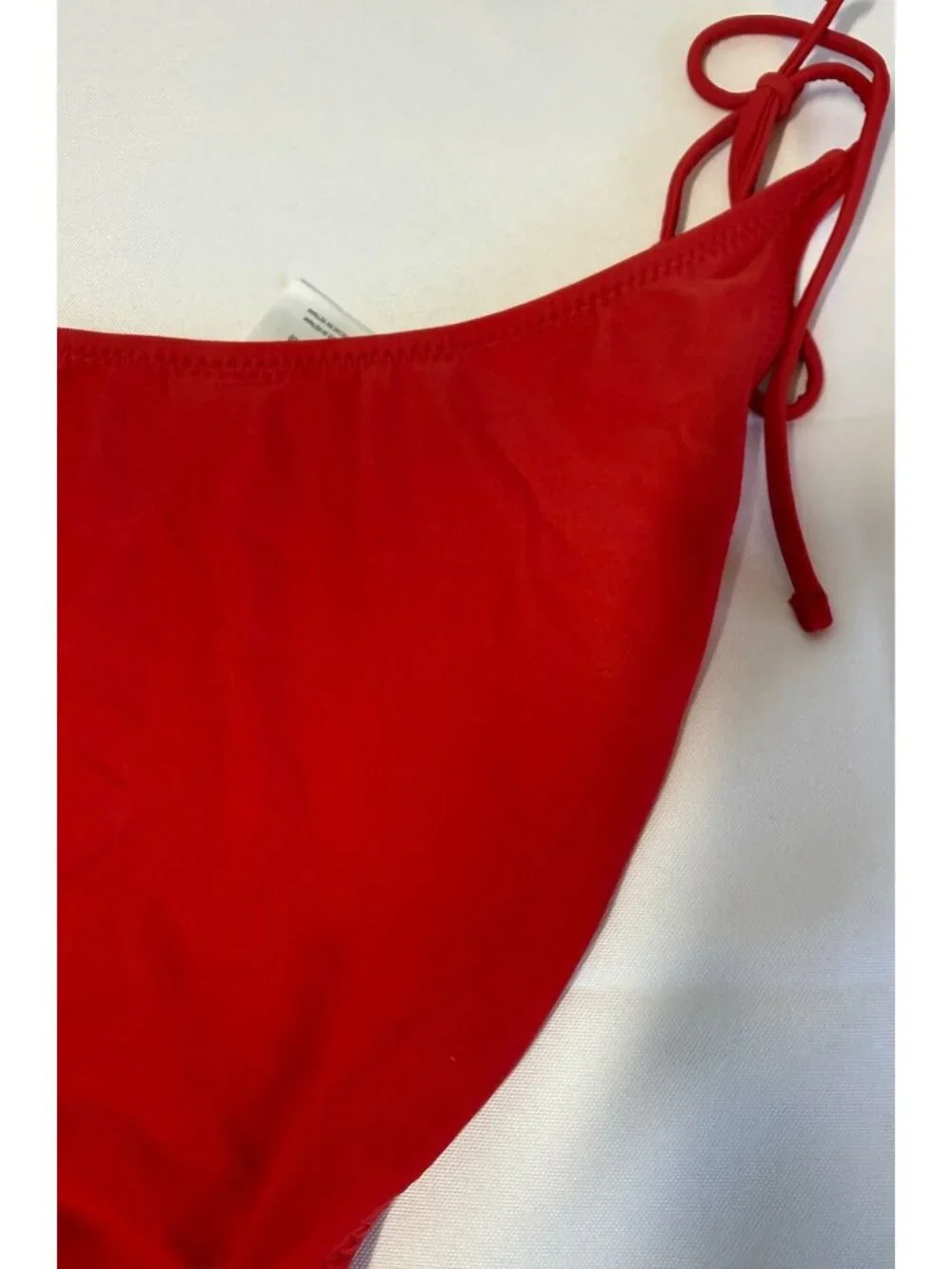 Wild Fable Red Bikini‎ Bottom Side Tie Low Rise Extra High Leg Cheeky Medium NWT